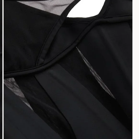 NWT H&M x Mugler Corset-style Mini Dress